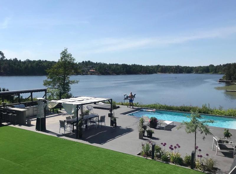 Photo of Exclusive Lakefront Estate With Pools In Stockholm