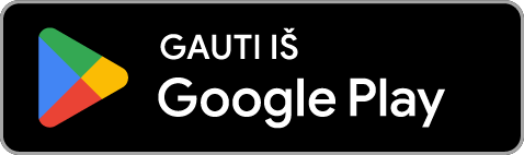 Gaukite jį Google Play
